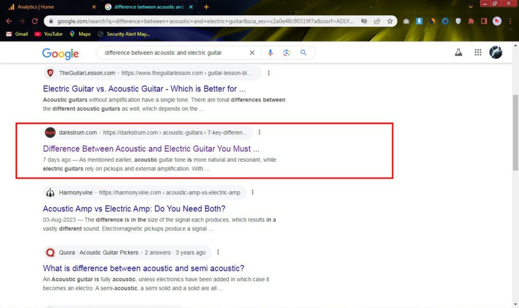 Acoustic vs Electric